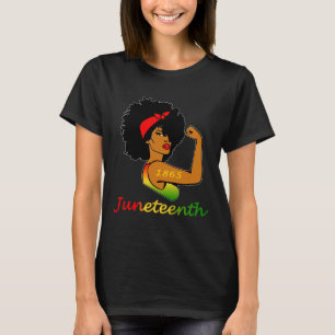 Happy Juneteenth ist mein Unabhängigkeitstag frei T-Shirt