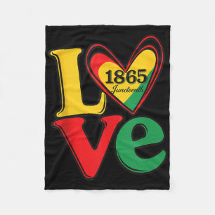Happy Juneteenth ist mein Unabhängigkeitstag Schwa Fleecedecke
