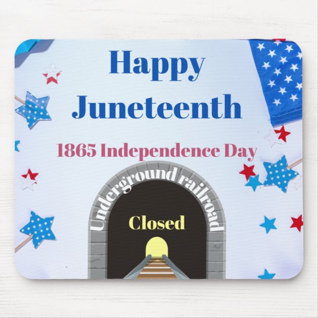 Happy Juneteenth Mousepad (Vorne)