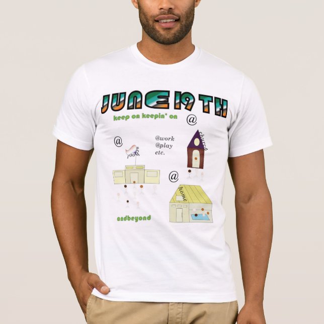Happy Juneteenth T-Shirt (Vorderseite)