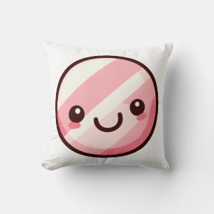 Happy Kawaii Candy Character Design Kissen