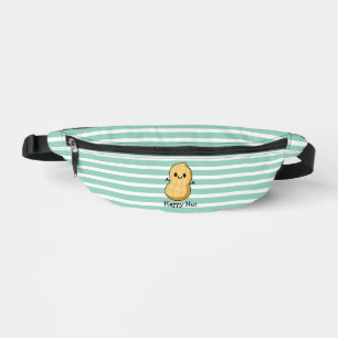 Happy Kawaii Peanut Cartoon - Niedliche Lächelnuss Bauchtasche