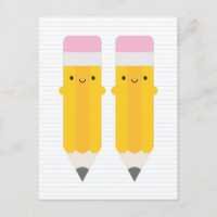 Happy Kawaii Pencils
