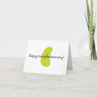 Happy Kidney Transplantaversary Script Notecard Karte