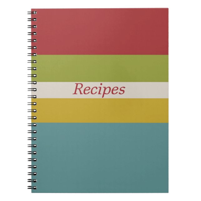 Happy Kitchen Recipe Notebook Notizblock (Vorderseite)