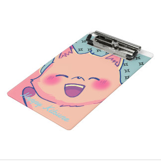 Happy Kitsune Mini Klemmbrett