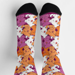 Happy Kittens Lesbian Pride Socken
