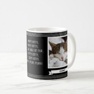 Happy Kitty Cat Personalisiertes Foto Kaffeetasse