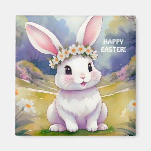 Happy kleinen Hase 2, Ostern Magnet