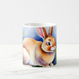 Happy kleinen Kaninchen 2, Ostern Kaffeetasse