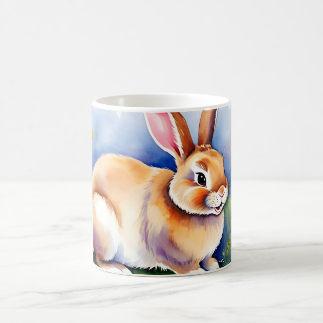 Happy kleinen Kaninchen 2, Ostern Kaffeetasse (Mittel)