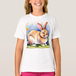 Happy kleinen Kaninchen 2, Ostern T-Shirt