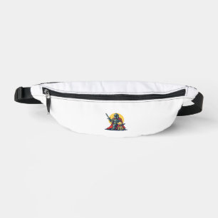 Happy Knight mit Hund für lustige Erwachsene und K Bauchtasche