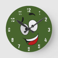 Happy Kook Art Clock - Wall Clock