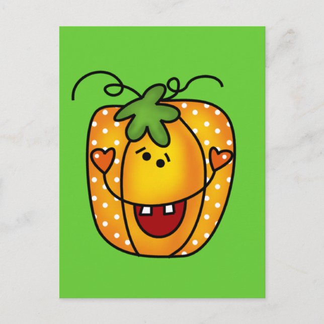 Happy Kürbislaterne Tshirts und Geschenke Postkarte (Vorderseite)