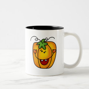 Happy Kürbislaterne Tshirts und Geschenke Zweifarbige Tasse