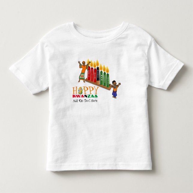 Happy KWANZAA 7 Grundsätze Kleinkind T-shirt (Vorderseite)