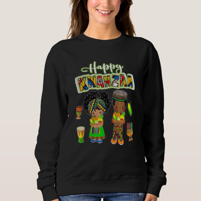 Happy Kwanzaa 7 Principles Of Kwanzaa December 26  Sweatshirt (Vorderseite)