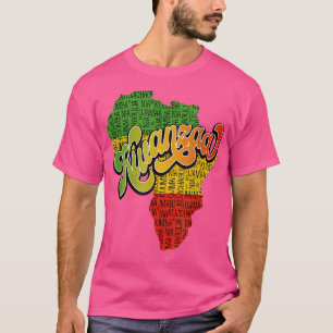 Happy Kwanzaa 7 Prinzipien von Kwanzaa Africa Harv T-Shirt