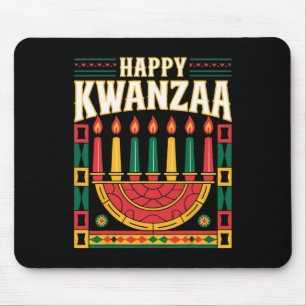 Happy Kwanzaa - American Family Matching P Mousepad