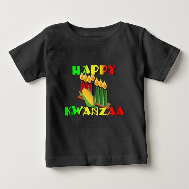 HAPPY KWANZAA BABY T-SHIRT (Vorderseite)