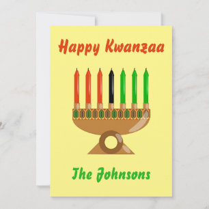 Happy Kwanzaa Beautiful Feiertagskarte