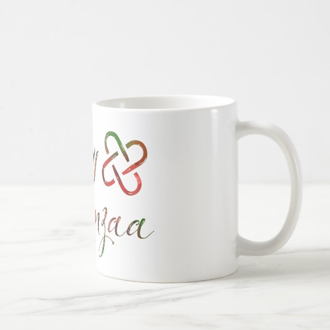 Happy Kwanzaa Bokeh Umoja Tasse (Rechts)