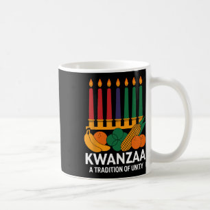 Happy Kwanzaa Candles Africa Holiday African Ameri Kaffeetasse