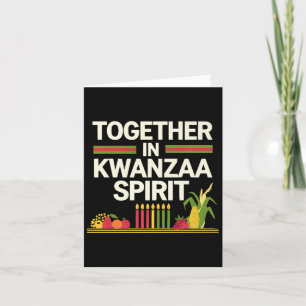 Happy Kwanzaa Candles Africa Holiday African Ameri Karte