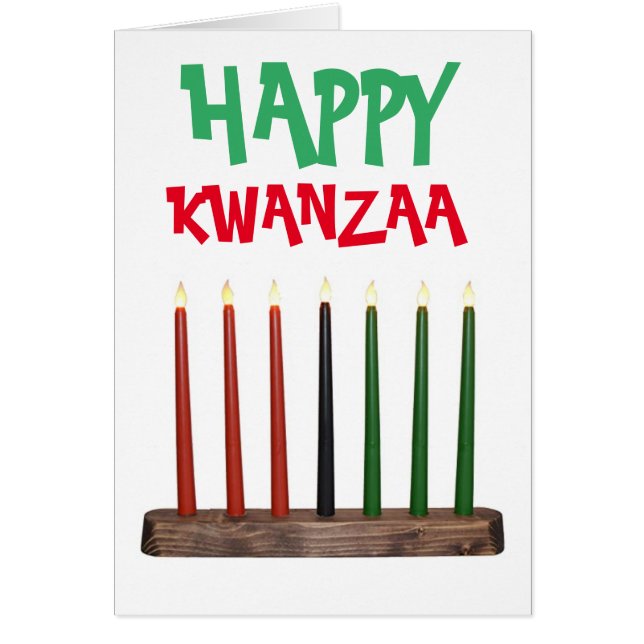 Happy Kwanzaa Card (Vorne)