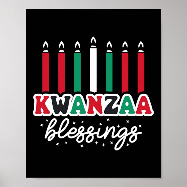 Happy Kwanzaa Celebrate African Poster (Vorne)