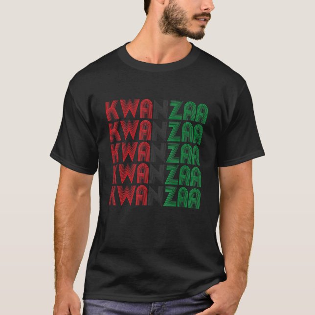 Happy Kwanzaa Cool Black Culture Africa Celebratio T-Shirt (Vorderseite)