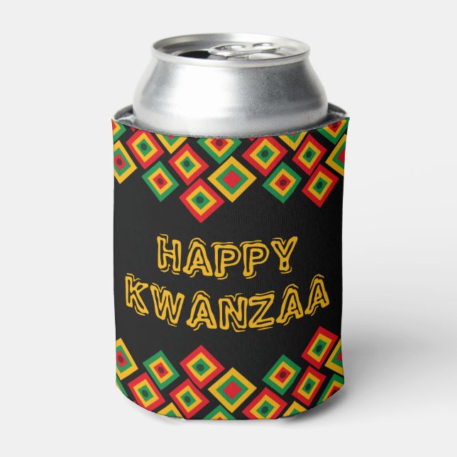 Happy KWANZAA Dosenkühler (Kanne Vorderseite)