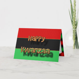 Happy Kwanzaa Feiertagskarte