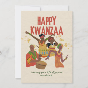 Happy Kwanzaa Feiertagskarte