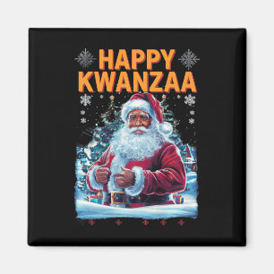 Happy Kwanzaa Frohe Weihnachten Afrikanischer Amer Magnet