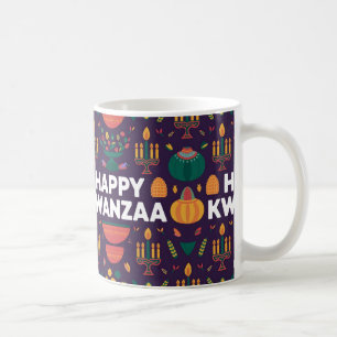 Happy Kwanzaa Geschenk Idee Kaffeetasse