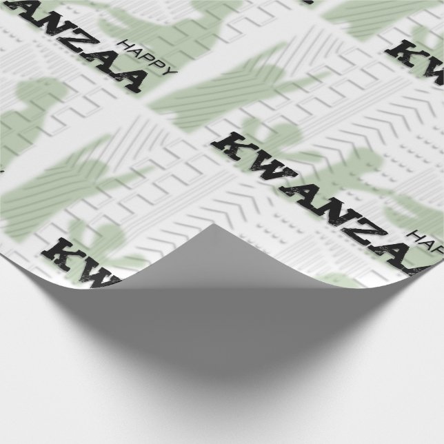 Happy Kwanzaa Geschenkpapier (Ecke)