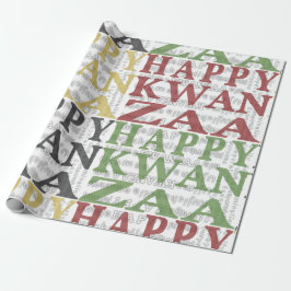 Happy Kwanzaa Geschenkpapier