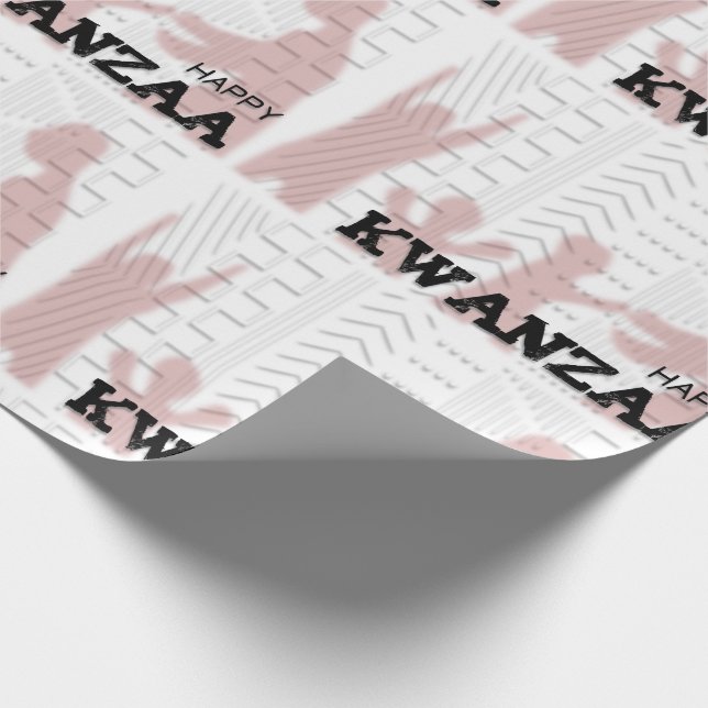 Happy Kwanzaa Geschenkpapier (Ecke)