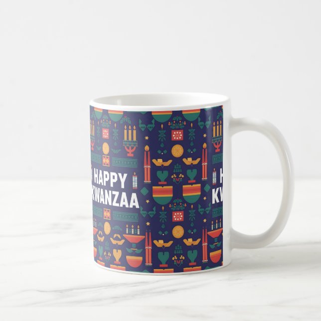 Happy Kwanzaa Gift Kaffeetasse (Rechts)