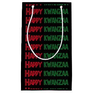Happy Kwanzaa Greeting Kleine Geschenktüte
