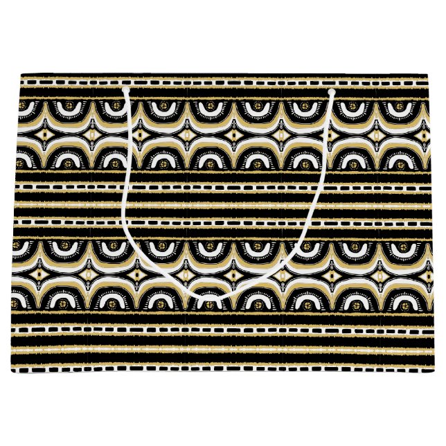 Happy Kwanzaa Große Geschenktüte (Vorderseite)