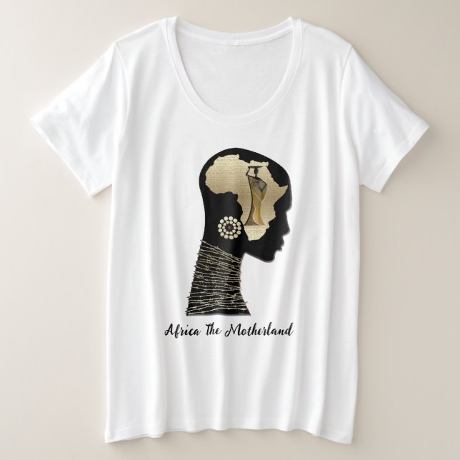 Happy Kwanzaa Große Größe T-Shirt (Design vorne)