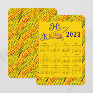 Happy Kwanzaa Handkalender Einladung