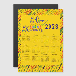 Happy Kwanzaa Handkalender Magnetkarte