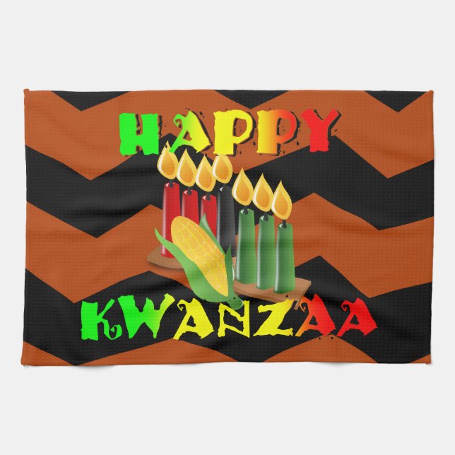 HAPPY KWANZAA HANDTUCH (Horizontal)