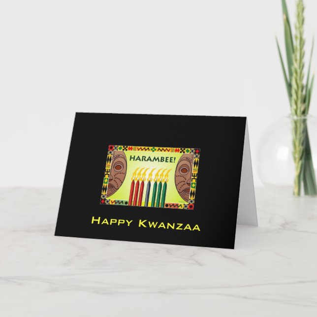 Happy Kwanzaa Karte (Vorderseite)