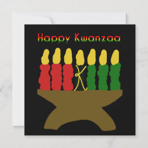 Happy Kwanzaa Kinara Einladung