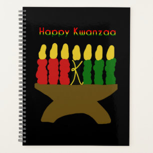 Happy Kwanzaa Kinara Planer